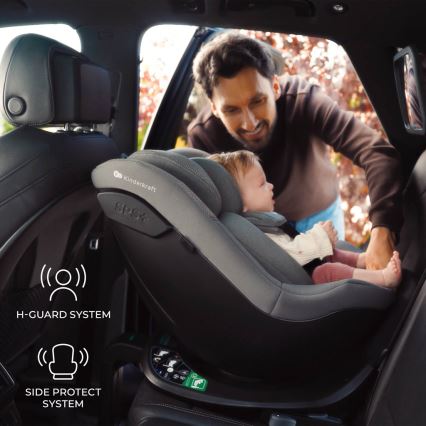 KINDERKRAFT - Auto-sedište I-GUARD i-Size 40-105 cm sivo