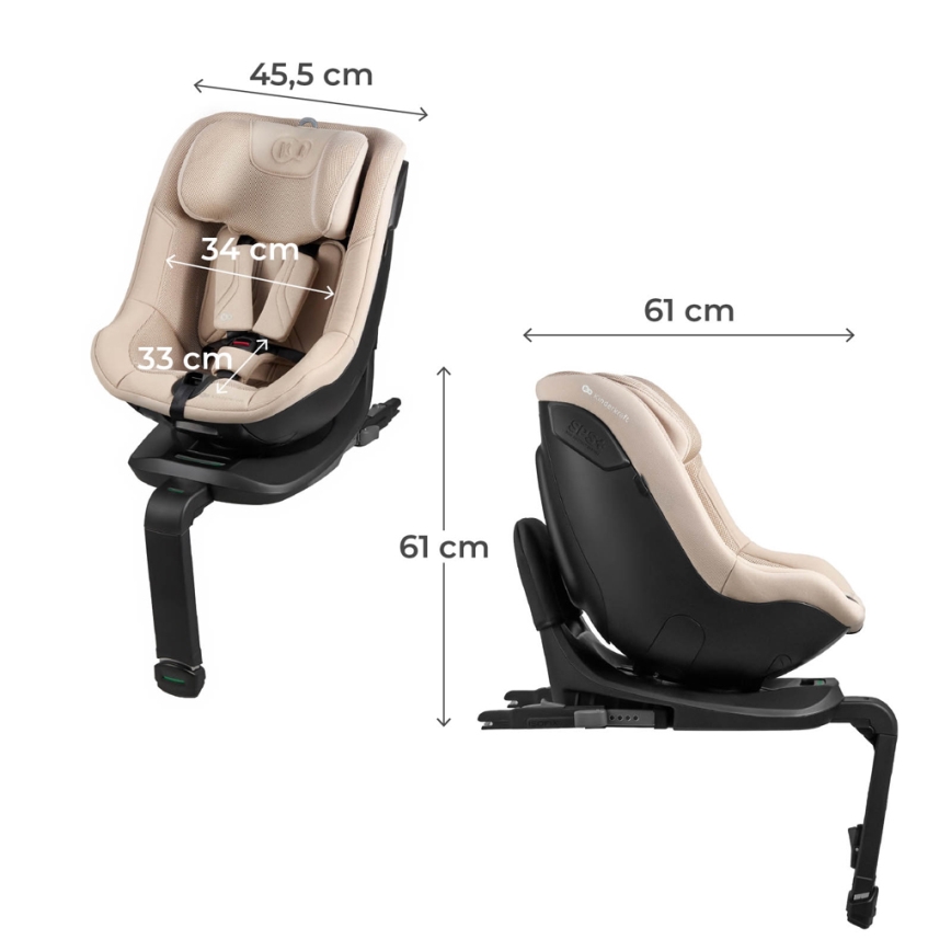KINDERKRAFT - Auto-sedište I-GUARD PRO i-Size 61-105 cm bež