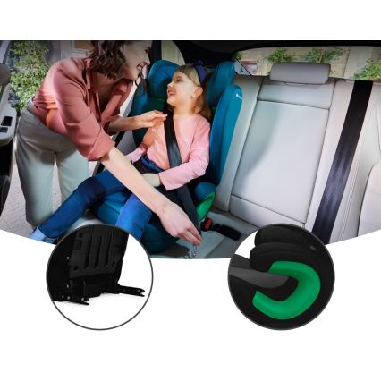 KINDERKRAFT - Auto-sedište JUNIOR FIX 2 (100-150 cm) grafitno crna