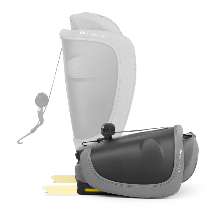 KINDERKRAFT - Autosedište FIX2GO i-Size 76-150 cm sivo