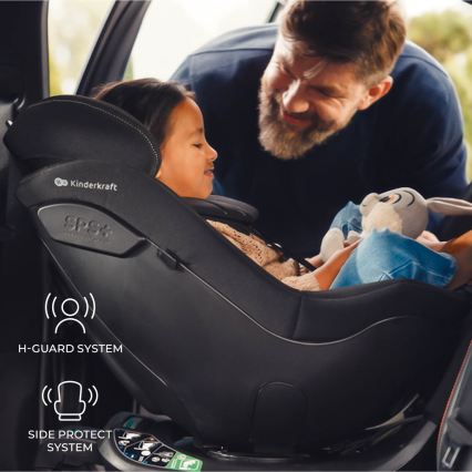 KINDERKRAFT - Autosedište I-GUARD PRO i-Size 61-105 cm crno