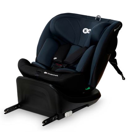 KINDERKRAFT - Autosedište sa rotirajućom bazom I-GROW i-Size (40-150 cm) crno