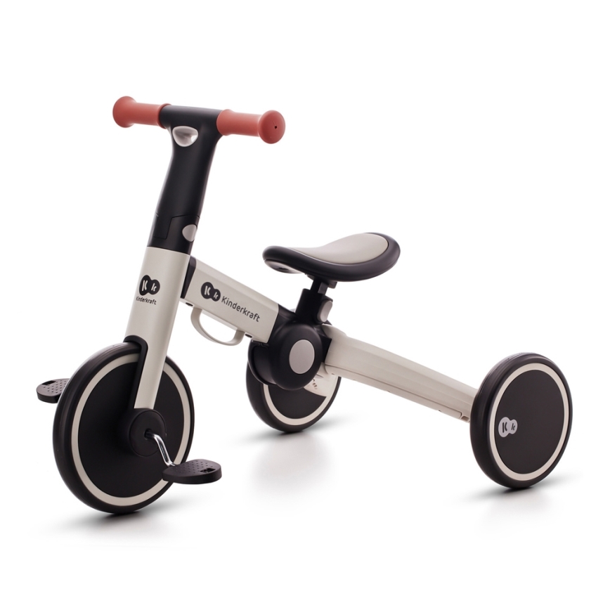 KINDERKRAFT - Dečija guralica 3u1 4TRIKE siva