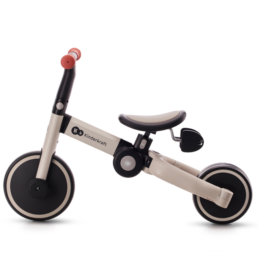 KINDERKRAFT - Dečija guralica 3u1 4TRIKE siva