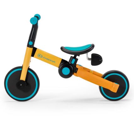 KINDERKRAFT - Dečija guralica 3u1 4TRIKE žuta/tirkizna