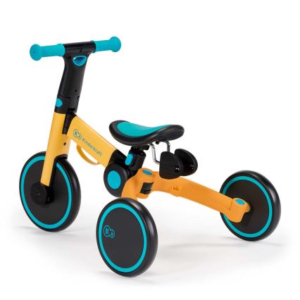 KINDERKRAFT - Dečija guralica 3u1 4TRIKE žuta/tirkizna