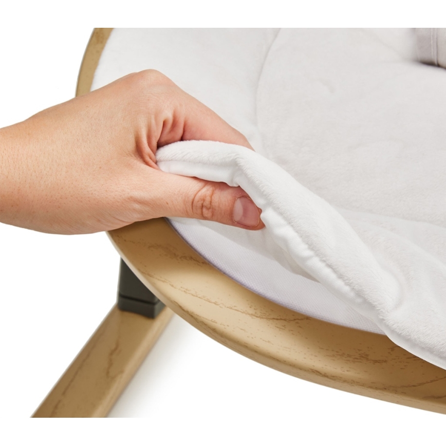 KINDERKRAFT - Dečija ležaljka 2u1 ELSU siva