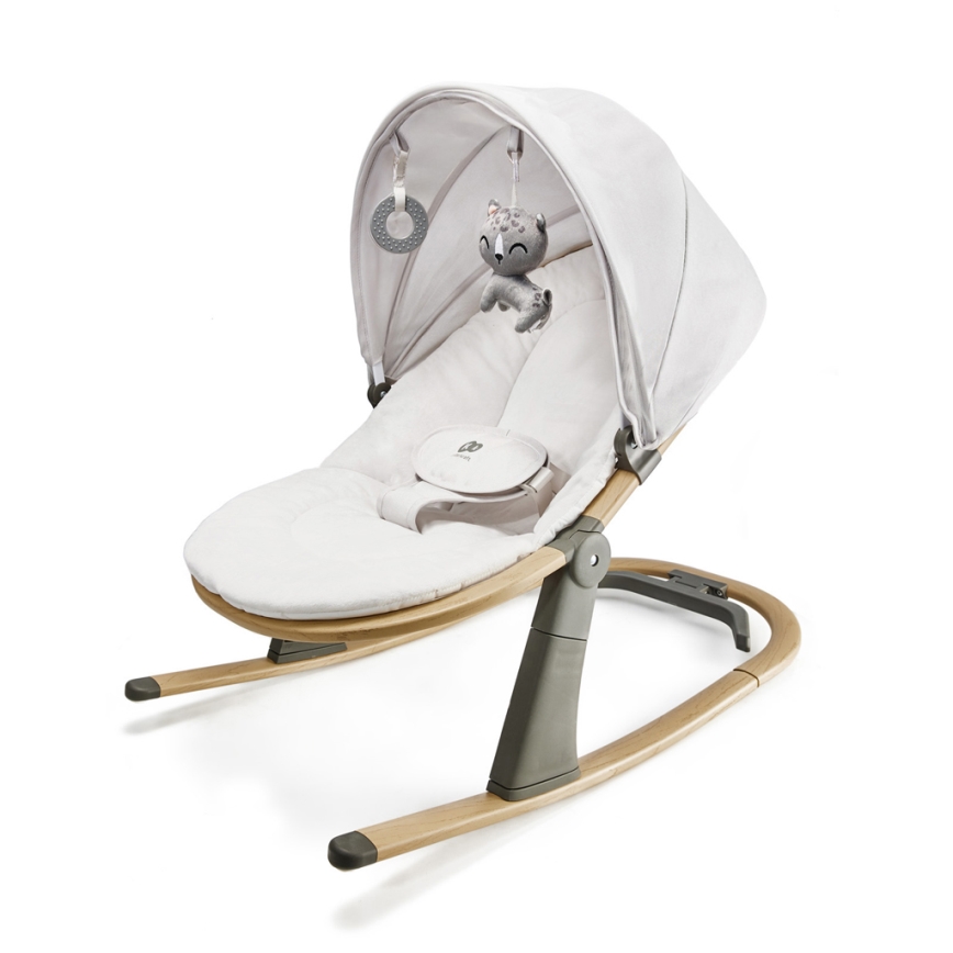 KINDERKRAFT - Dečija ležaljka 2u1 ELSU siva