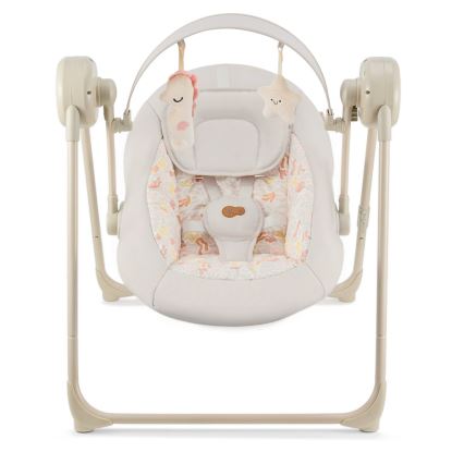 KINDERKRAFT - Dečija ljuljaška sa melodijom SWINGEE bež 4xAAA/230V