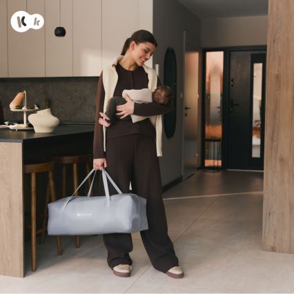 KINDERKRAFT - Dečija ogradica ZIKI siva