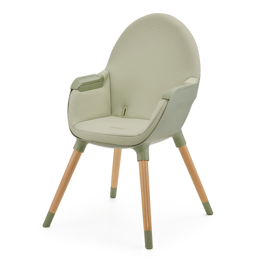 KINDERKRAFT - Dečija stolica za hranjenje 2u1 FINI2 buk/zelena