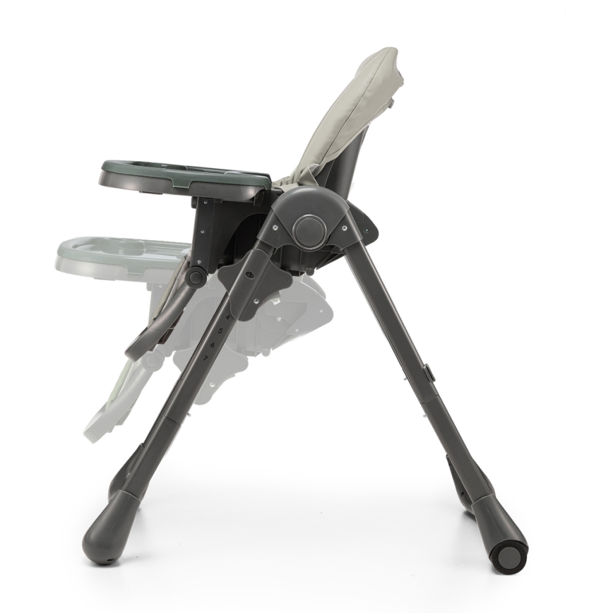 KINDERKRAFT - Dečija stolica za hranjenje TUMMIE siva