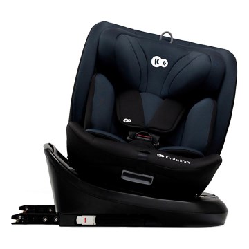 KINDERKRAFT - Dečije auto-sedište sa rotirajućom bazom I-GROW i-Size (40-150 cm) crno