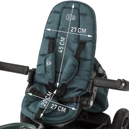 KINDERKRAFT - Dečiji tricikl 5 u 1 EASYTWIST ružičasta/crna