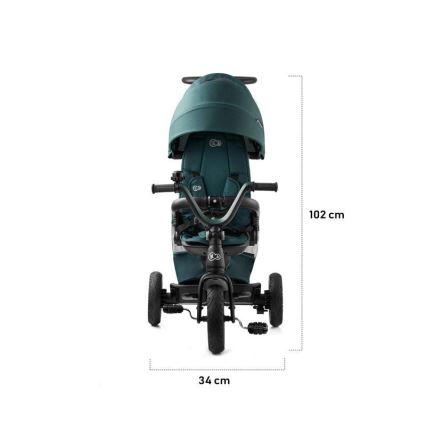 KINDERKRAFT - Dečiji tricikl 5u1 EASYTWIST siva/crna