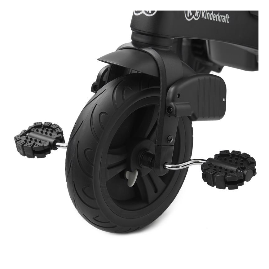 KINDERKRAFT - Dečiji tricikl 5u1 EASYTWIST siva/crna