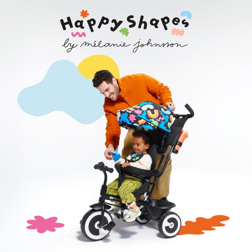 KINDERKRAFT - Dečiji tricikl ASTON Happy shapes