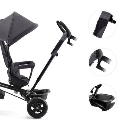 KINDERKRAFT - Dečiji tricikl AVEO sivi