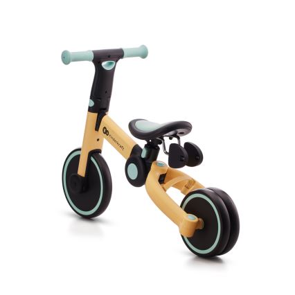 KINDERKRAFT - Dečja guralica 3u1 4TRIKE žuta/mint