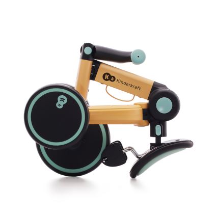 KINDERKRAFT - Dečja guralica 3u1 4TRIKE žuta/mint