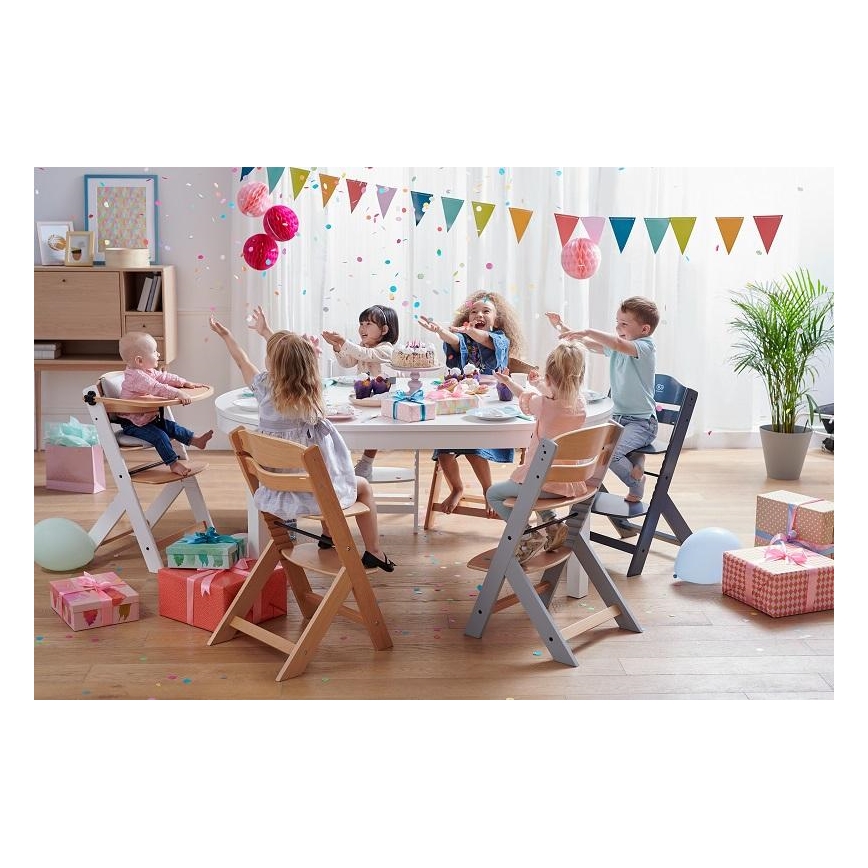 KINDERKRAFT - Dečja hranilica ENOCK bela