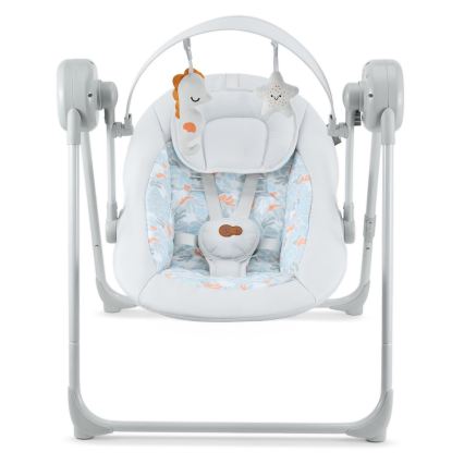 KINDERKRAFT - Dečja ljuljaška sa melodijom SWINGEE siva 4xAAA/230V