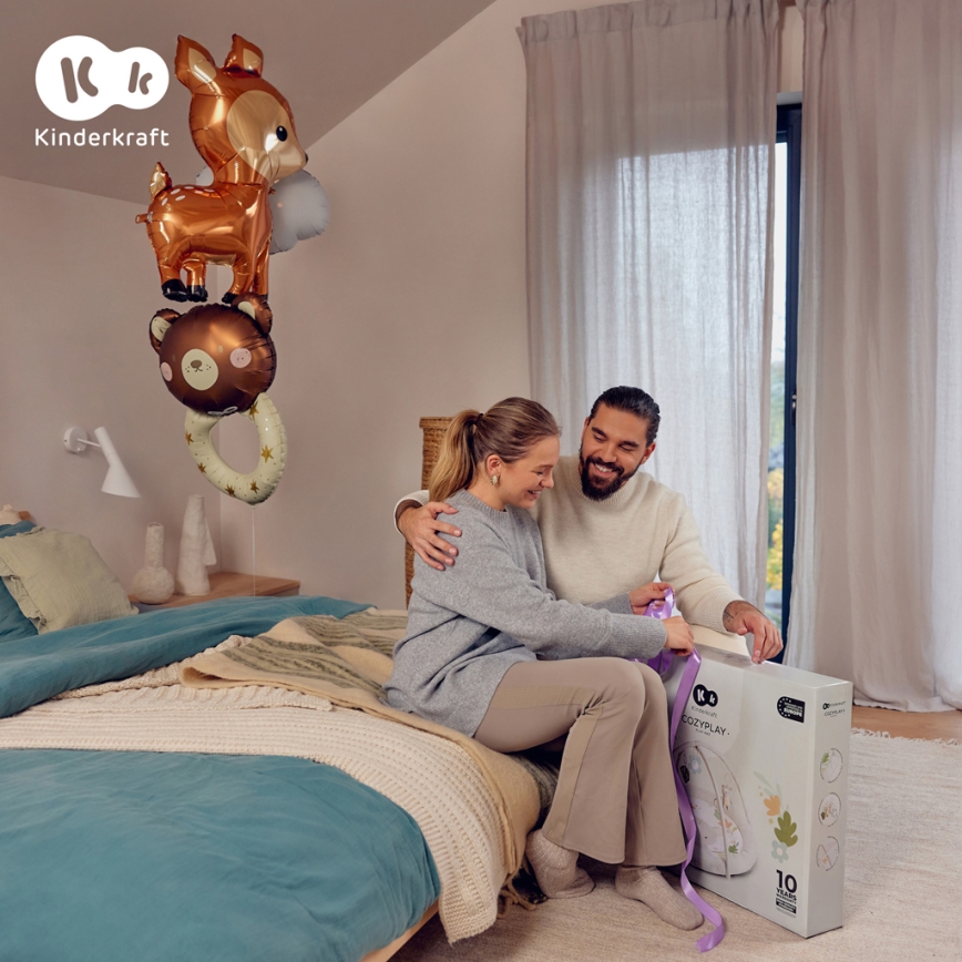 KINDERKRAFT - Dečja podloga za igru COZYPLAY siva