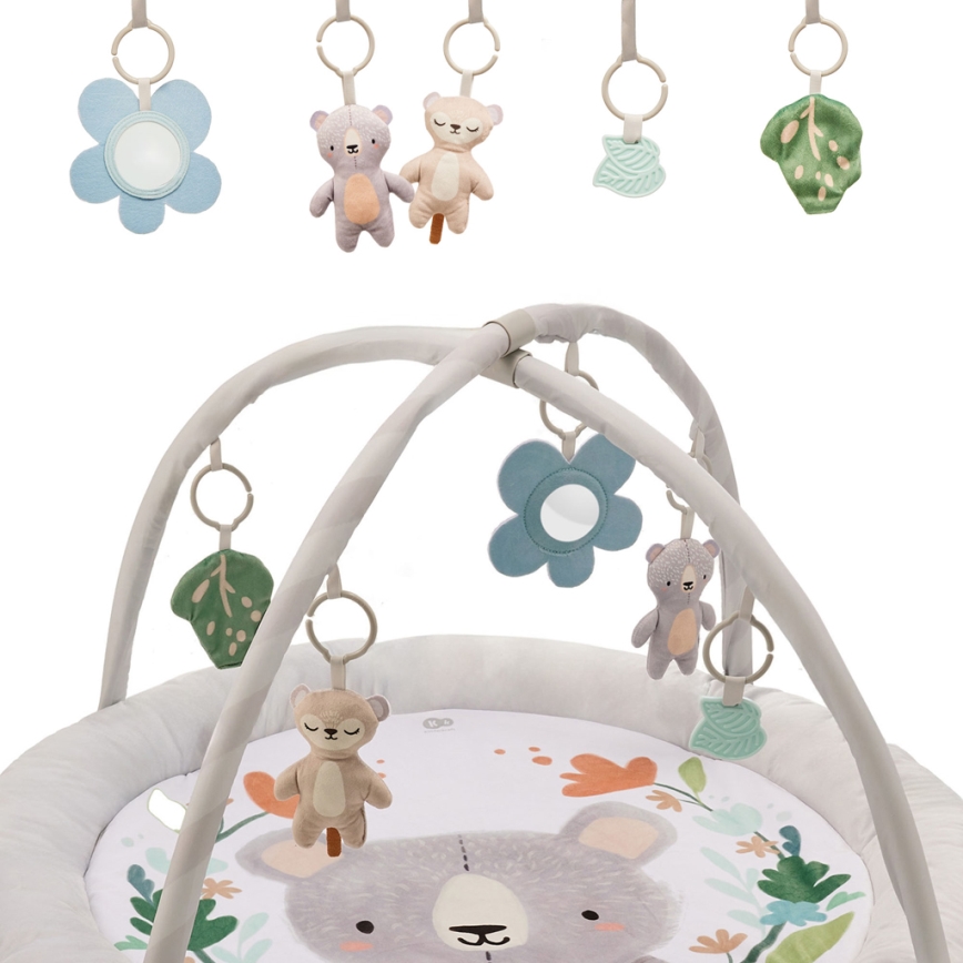 KINDERKRAFT - Dečja podloga za igru COZYPLAY siva