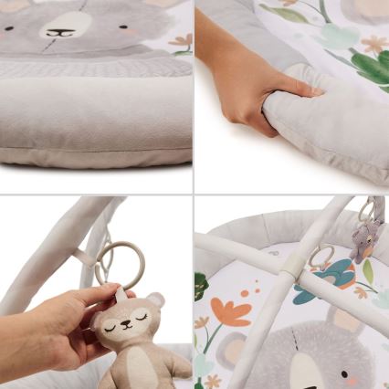 KINDERKRAFT - Dečja podloga za igru COZYPLAY siva