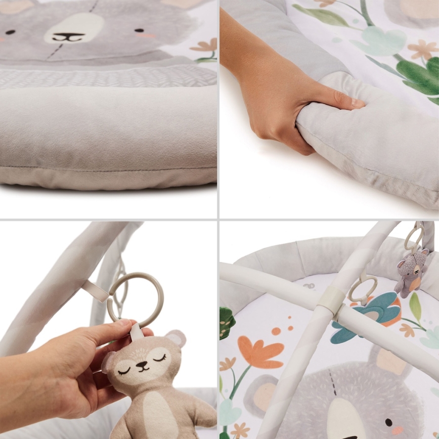 KINDERKRAFT - Dečja podloga za igru COZYPLAY siva