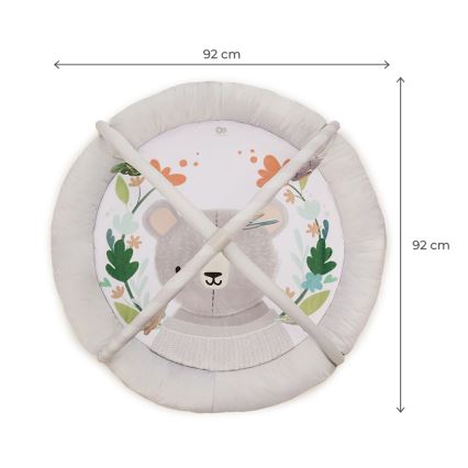 KINDERKRAFT - Dečja podloga za igru COZYPLAY siva