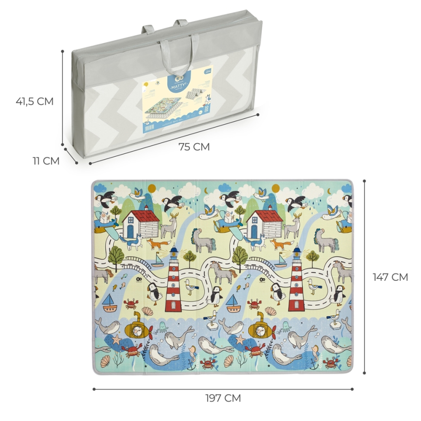 KINDERKRAFT - Dečja podloga za igru MATTY 2