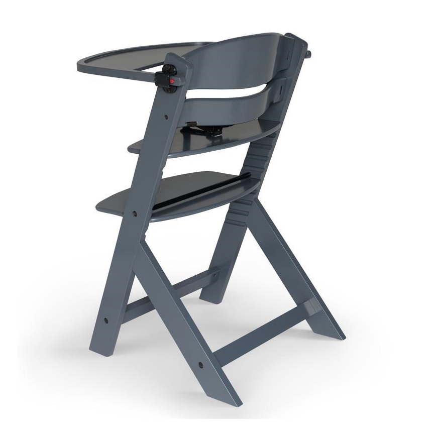 KINDERKRAFT - Dečja stolica za hranjenje ENOCK siva