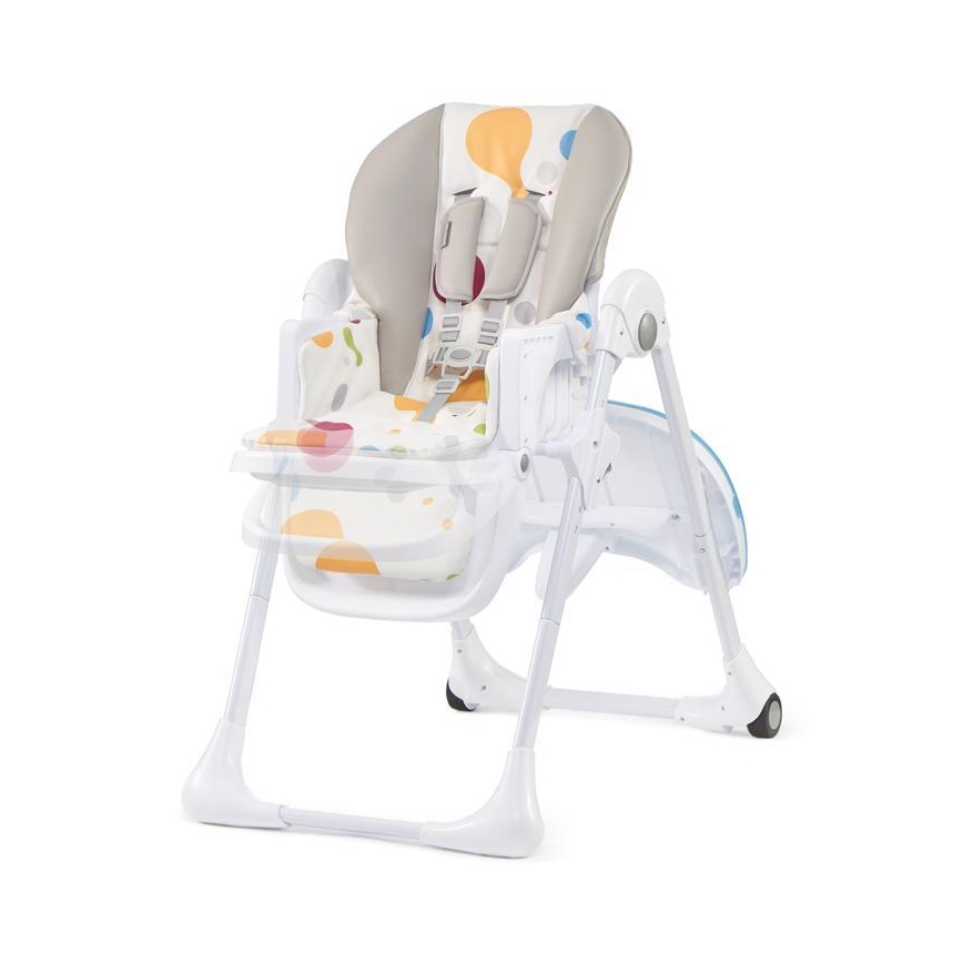 KINDERKRAFT - Dečja stolica za hranjenje YUMMY bež/bela