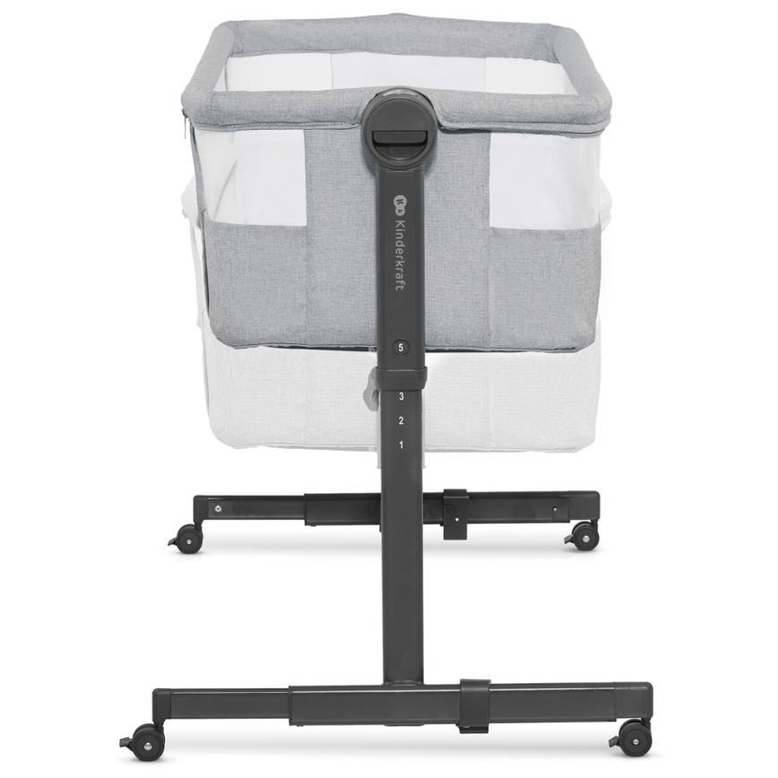 KINDERKRAFT - Dečji krevetić NESTE UP 2 svetlosiva