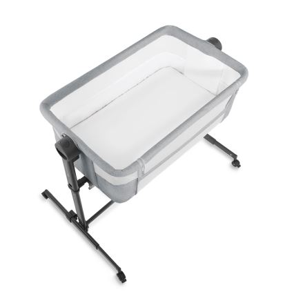 KINDERKRAFT - Dečji krevetić NESTE UP 2 svetlosiva