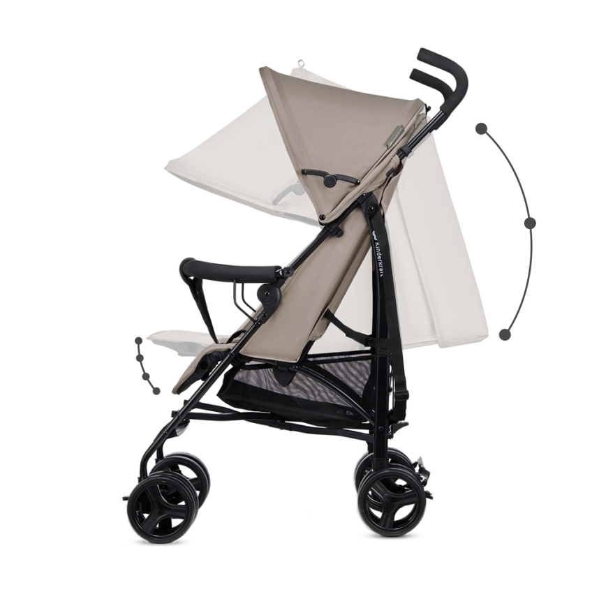 KINDERKRAFT - Kišobran kolica TIK bež