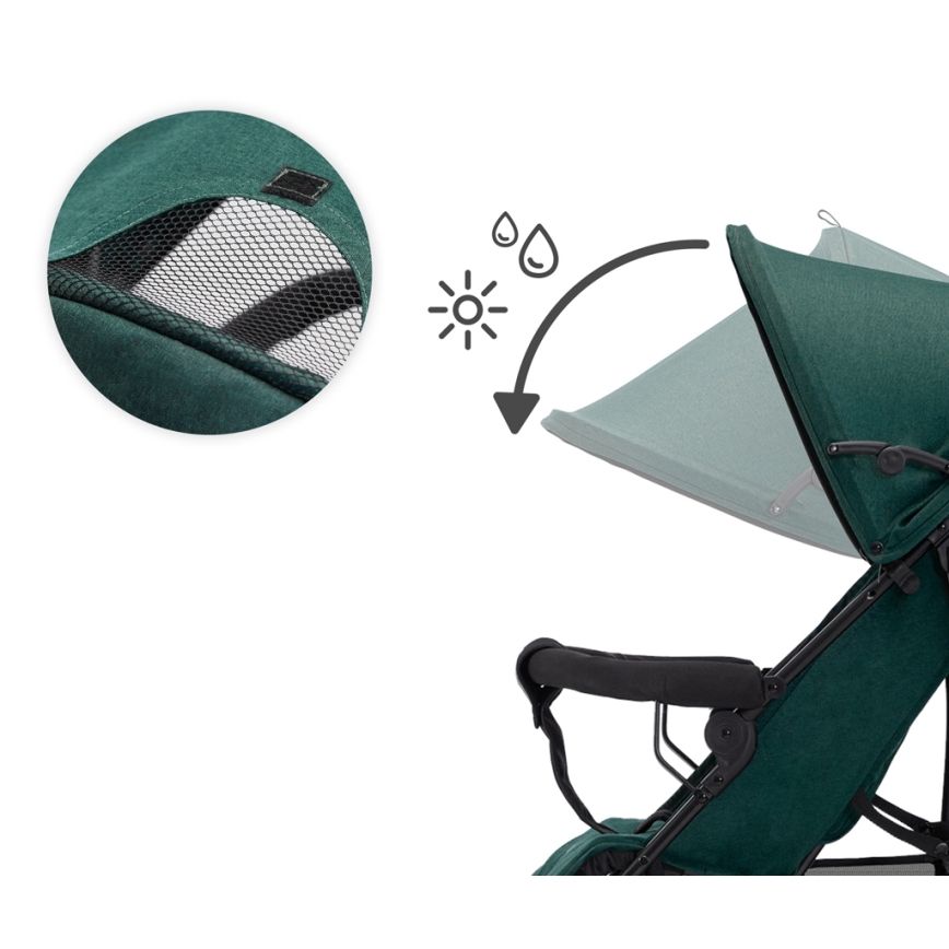 KINDERKRAFT - kišobran kolica TIK Green Forest