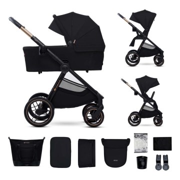 KINDERKRAFT - Kombinovana kolica 2u1 NEA 2 Midnight black