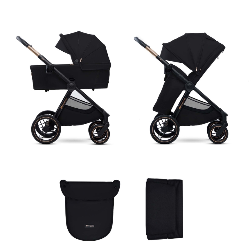 KINDERKRAFT - Kombinovana kolica 2u1 NEA 2 Midnight black