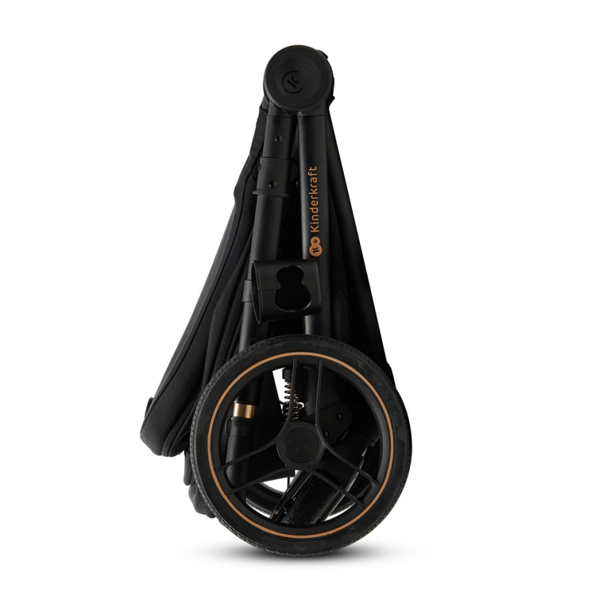 KINDERKRAFT - Kombinovana kolica 2u1 NEA 2 Midnight black