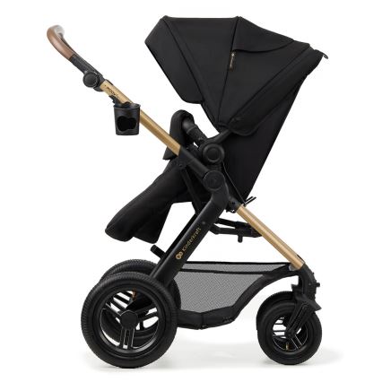 KINDERKRAFT - Kombinovana kolica 3u1 MOOV 2 AIR Čista crna + autosedište MINK PRO