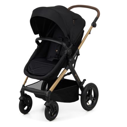 KINDERKRAFT - Kombinovana kolica 3u1 MOOV 2 AIR Čista crna + autosedište MINK PRO