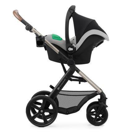 KINDERKRAFT - Kombinovana kolica 3u1 MOOV 2 Moonlight grey + dečije auto-sedište MINK PRO