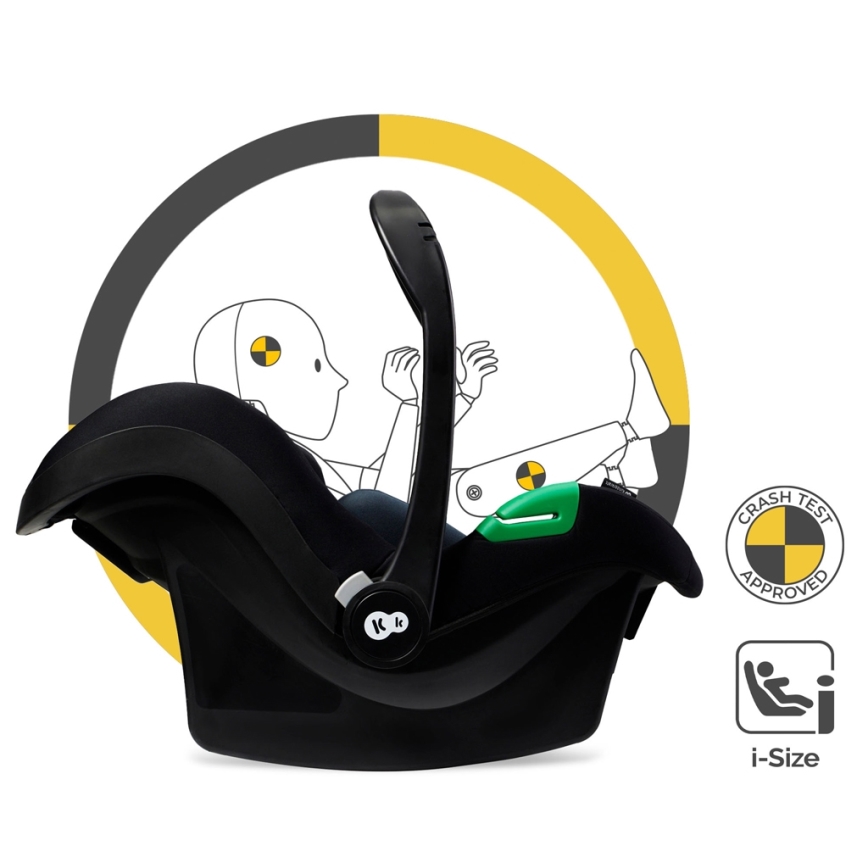 KINDERKRAFT - Kombinovana kolica 3u1 MOOV 2 Moonlight grey + dečije auto-sedište MINK PRO