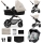 KINDERKRAFT - Kombinovana kolica 3u1 MOOV 2 Moonlight grey + dečije auto-sedište MINK PRO