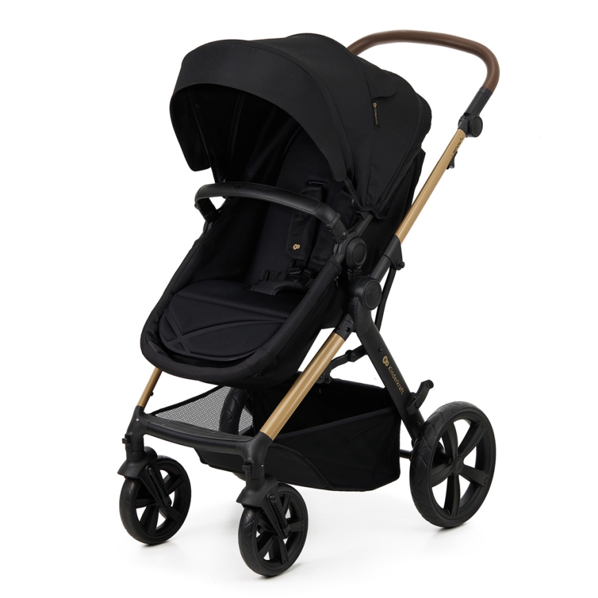 KINDERKRAFT - Kombinovana kolica 3u1 MOOV 2 Pure black + autosedište MINK PRO