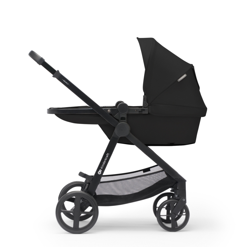 KINDERKRAFT - Kombinovana kolica 3u1 NEWLY Classic crna + autosedište MINK PRO