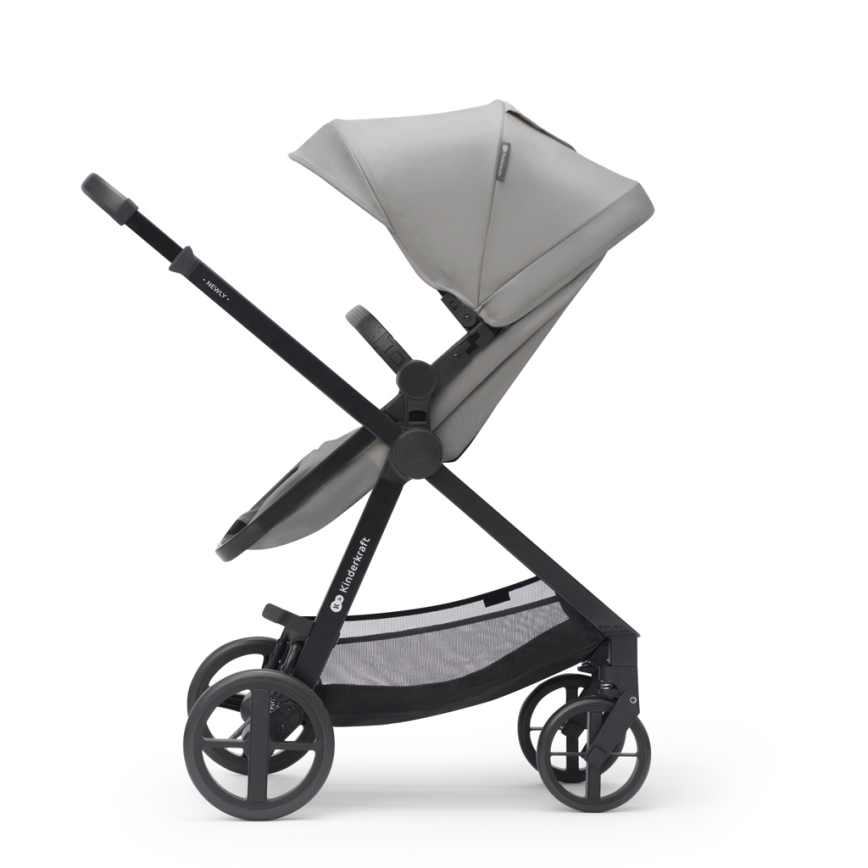 KINDERKRAFT - Kombinovana kolica 3u1 NEWLY Moonlight grey + autosedište MINK PRO