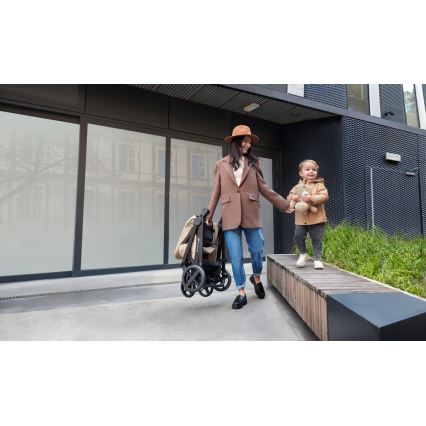 KINDERKRAFT - Kombinovana kolica 3u1 NEWLY peskasto bež + autosedište MINK PRO